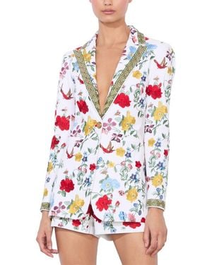Alice + Olivia Breann Blazer - White