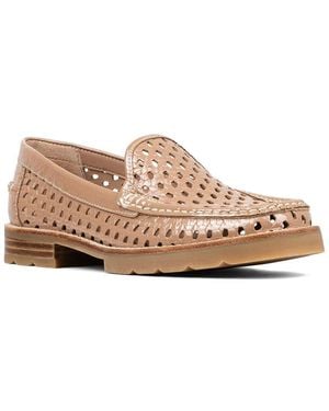 Donald J Pliner Ombresp Leather Loafer - Natural