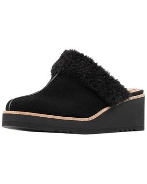 Donald J Pliner Elate 02 Suede Mule - Black