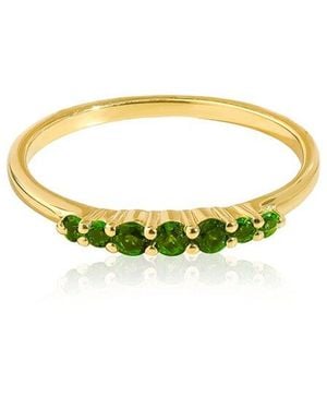TIRAMISU 14K Over 0.28 Ct. Tw. Chrome Diopside Ring - Blue