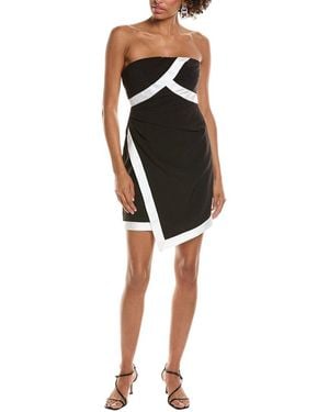 Halston Lanie Cocktail Dress - Black