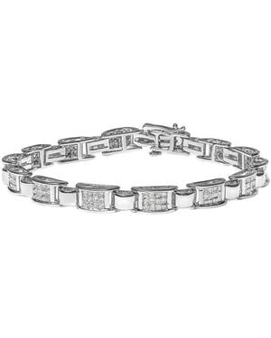 Haus of Brilliance 14K 2.00 Ct. Tw. Diamond Link Bracelet - White