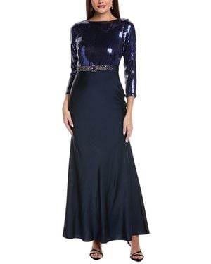 Sachin & Babi Christabel Gown - Blue