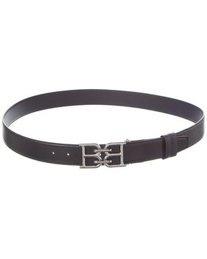 Bally B-Chain 35 Reversible & Adjustable Leather Belt - Blue