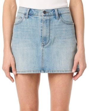 Hudson Jeans Denim Mini Skirt - Blue