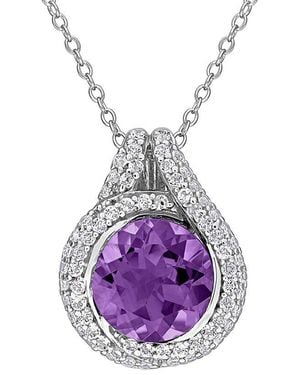 Rina Limor 3.67 Ct. Tw. Gemstone Pendant - Purple
