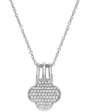 H.J. Namdar 14K 0.45 Ct. Tw. Diamond Pave Necklace - White