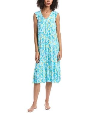 Ellen Tracy Midi Gown - Blue