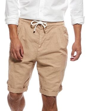 Brunello Cucinelli Linen-Blend Short - Natural