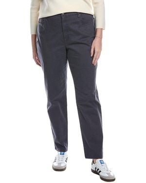 Eileen Fisher Dark Night High-Rise Slim Flare Jean - Blue