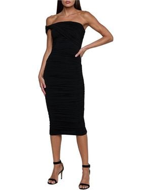L'Agence Cheryl Midi Dress - Black
