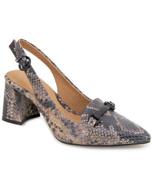 Gentle Souls Dionne Leather Pump - Metallic