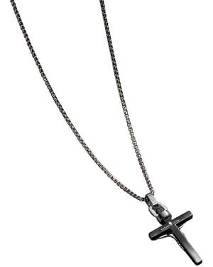 Karma and Luck Pendant Necklace - White