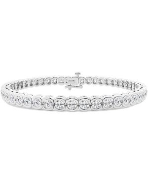 Lab Grown Diamonds Platinum 7.02 Ct. Tw. Lab Grown Diamond Bracelet - White