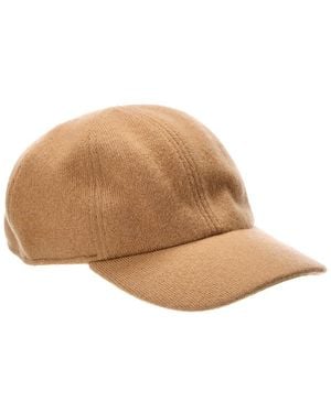 Amicale Cashmere Wool & Cashmere-Blend Solid Knit Hat - Natural