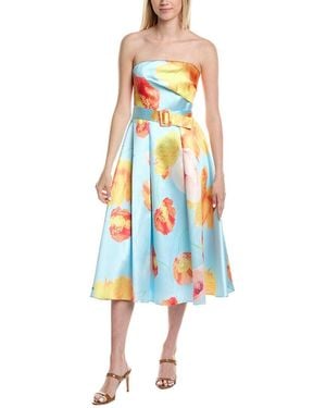 Rene Ruiz Mikado Midi Dress - White