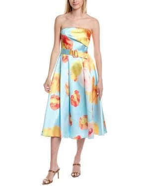 Rene Ruiz Mikado Midi Dress - White