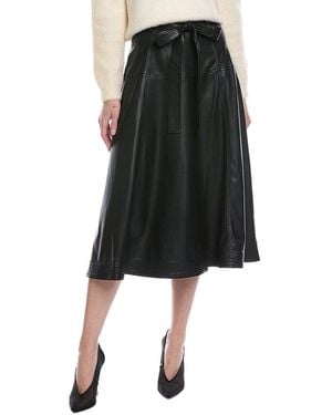 Stellah Belted Maxi Skirt - Black