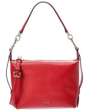 Furla Tonie Leather Hobo - Red
