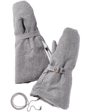 Brunello Cucinelli Wool & Cashmere Gloves - Grey