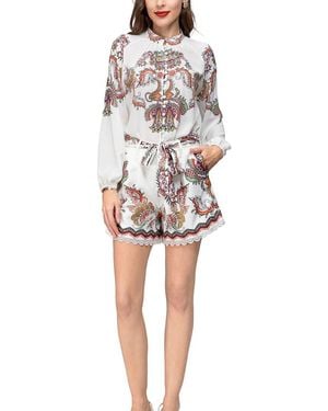 BURRYCO 2Pc Shirt & Short Set - White