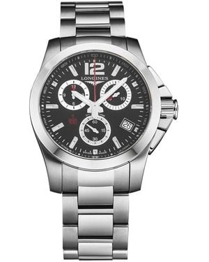 Longines Conquest Watch - Gray