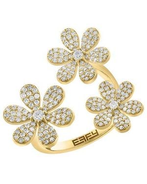 Effy Fine Jewelry 14K 0.89 Ct. Tw. Diamond Ring - Metallic