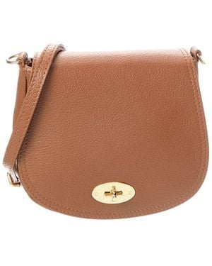 Persaman New York Nadia16 Leather Crossbody - Brown