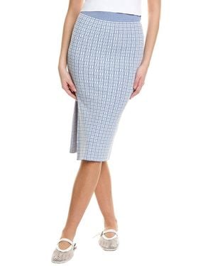 525 America Mia Pencil Skirt - Blue