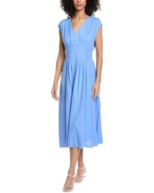 Nanette Lepore Sleeveless Midi Dress - Blue