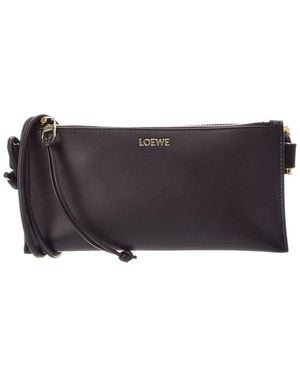 Loewe Joya Leather Shoulder Bag - Grey