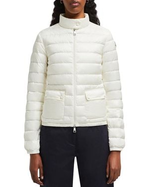 Moncler Lans Packable Short Down Jacket - White