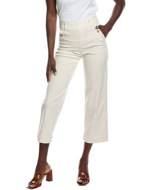 Spanx Stretch Twill Cropped Pant - Natural