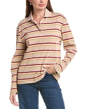 HL Affair Stripe Polo Shirt - Blue