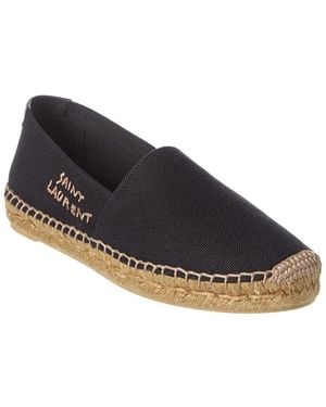 Saint Laurent Signature Canvas Espadrille - Blue