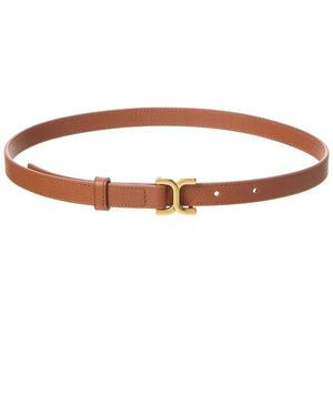 Chloé Marcie Small Leather Belt - Brown