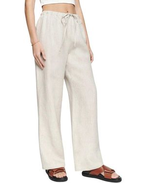 Adele Berto Linen Pant - White