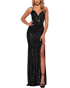 Vincent Embellished Maxi Dress - Black