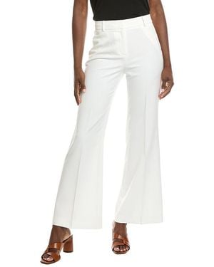 Kenneth Cole Luxe Twill Flare Pant - White