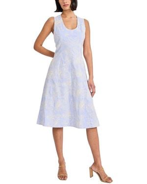 Maggy London Midi Dress - Blue