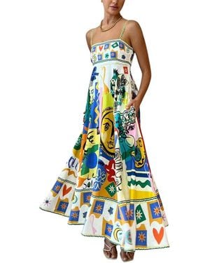 CHARLOTTE GREEN Maxi Dress - Blue