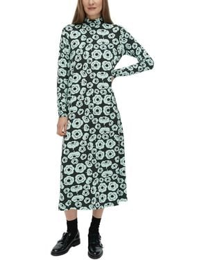 Marimekko Cavea Tumma Jersey Dress - Green