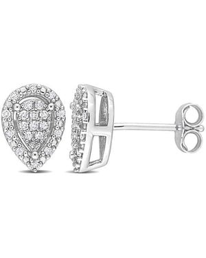 Rina Limor 0.20 Ct. Tw. Diamond Earrings - Metallic
