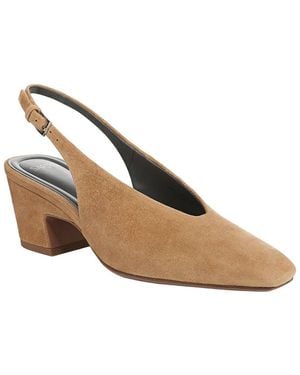 Franco Sarto Sutton Leather Slingback - Metallic