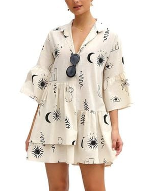 CAMILA BLANCO Mini Dress - Natural
