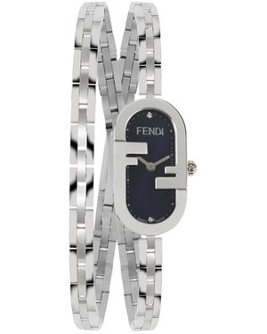 Fendi O'Lock Diamond Watch - White