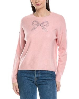 Cece Rhinestone Sweater - Pink
