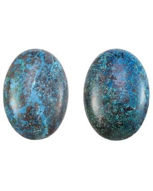 Margo Morrison Sterling Silver Chrysoprase Drop Earrings - Blue