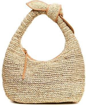 Poolside The Josie Straw Shoulder Bag - Metallic