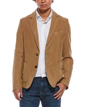 Officine Generale Officine Generale Nehemiah Linen-Blend Jacket - Natural